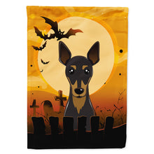 Load image into Gallery viewer, Halloween Min Pin Flag Canvas House Size BB1798CHF