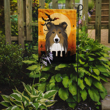 Load image into Gallery viewer, Halloween Sheltie Garden Flag – Decorative Outdoor Yard Flag BB1800GF