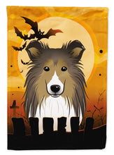 Load image into Gallery viewer, Halloween Sheltie Garden Flag – Decorative Outdoor Yard Flag BB1800GF