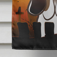Load image into Gallery viewer, Halloween Basset Hound Flag Canvas House Size BB1801CHF
