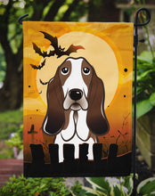 Load image into Gallery viewer, Halloween Basset Hound Garden Flag – Decorative Outdoor Yard Flag BB1801GF