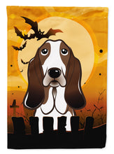 Load image into Gallery viewer, Halloween Basset Hound Garden Flag – Decorative Outdoor Yard Flag BB1801GF