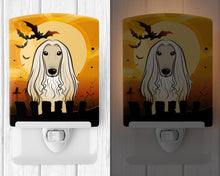 Load image into Gallery viewer, Halloween Afghan Hound Ceramic Night Light BB1802CNL