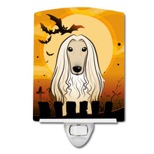 Load image into Gallery viewer, Halloween Afghan Hound Ceramic Night Light BB1802CNL