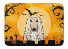 Load image into Gallery viewer, Halloween Afghan Hound Machine Washable Memory Foam Mat BB1802RUG