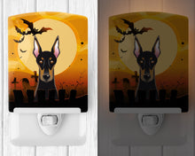 Load image into Gallery viewer, Halloween Doberman Ceramic Night Light BB1803CNL