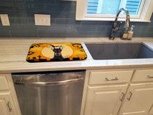 Load image into Gallery viewer, Halloween Doberman Dish Drying Mat – Absorbent, Artistic Kitchen Essentials BB1803DDM