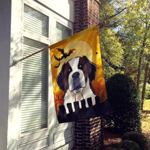 Load image into Gallery viewer, Halloween Saint Bernard Flag Canvas House Size BB1804CHF
