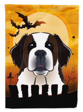 Load image into Gallery viewer, Halloween Saint Bernard Flag Canvas House Size BB1804CHF