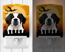 Load image into Gallery viewer, Halloween Saint Bernard Ceramic Night Light BB1804CNL