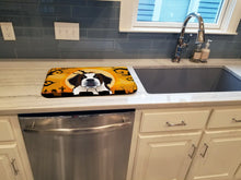 Load image into Gallery viewer, Halloween Saint Bernard Dish Drying Mat – Absorbent, Artistic Kitchen Essentials BB1804DDM