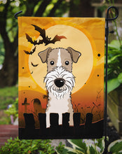 Load image into Gallery viewer, Halloween Wire Haired Fox Terrier Garden Flag – Decorative Outdoor Yard Flag BB1805GF