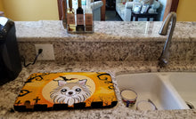 Load image into Gallery viewer, Halloween Chihuahua Dish Drying Mat – Absorbent, Artistic Kitchen Essentials BB1809DDM