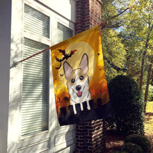 Load image into Gallery viewer, Halloween Sable Corgi Flag Canvas House Size BB1811CHF