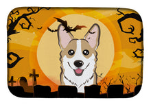 Load image into Gallery viewer, Halloween Sable Corgi Dish Drying Mat – Absorbent, Artistic Kitchen Essentials BB1811DDM