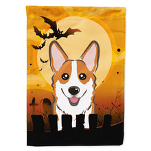 Load image into Gallery viewer, Halloween Red Corgi Flag Canvas House Size BB1812CHF