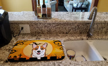 Load image into Gallery viewer, Halloween Red Corgi Dish Drying Mat – Absorbent, Artistic Kitchen Essentials BB1812DDM