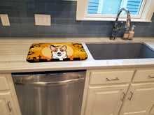 Load image into Gallery viewer, Halloween Red Corgi Dish Drying Mat – Absorbent, Artistic Kitchen Essentials BB1812DDM