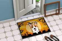 Load image into Gallery viewer, Halloween Red Corgi Doormat - 24x36 Decorative Floor Mat – Indoor/Outdoor Rug with Artistic Flair BB1812JMAT