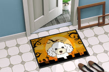 Load image into Gallery viewer, Halloween White Poodle Doormat - 24x36 Decorative Floor Mat – Indoor/Outdoor Rug with Artistic Flair BB1815JMAT