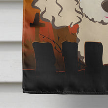 Load image into Gallery viewer, Halloween Buff Poodle Flag Canvas House Size BB1816CHF
