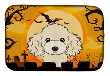 Load image into Gallery viewer, Halloween Buff Poodle Dish Drying Mat – Absorbent, Artistic Kitchen Essentials BB1816DDM