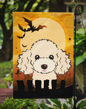 Load image into Gallery viewer, Halloween Buff Poodle Garden Flag – Decorative Outdoor Yard Flag BB1816GF