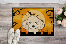 Load image into Gallery viewer, Halloween Buff Poodle Doormat - 24x36 Decorative Floor Mat – Indoor/Outdoor Rug with Artistic Flair BB1816JMAT