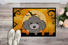 Load image into Gallery viewer, Halloween Silver Gray Poodle Doormat - 24x36 Decorative Floor Mat – Indoor/Outdoor Rug with Artistic Flair BB1817JMAT