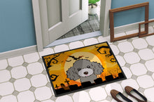Load image into Gallery viewer, Halloween Silver Gray Poodle Doormat - 24x36 Decorative Floor Mat – Indoor/Outdoor Rug with Artistic Flair BB1817JMAT