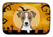 Load image into Gallery viewer, Halloween Jack Russell Terrier Dish Drying Mat – Absorbent, Artistic Kitchen Essentials BB1818DDM
