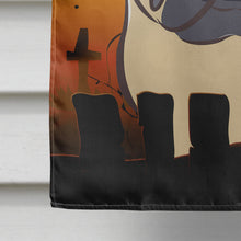 Load image into Gallery viewer, Halloween Fawn Pug Flag Canvas House Size BB1820CHF