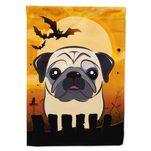 Load image into Gallery viewer, Halloween Fawn Pug Flag Canvas House Size BB1820CHF