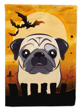 Load image into Gallery viewer, Halloween Fawn Pug Garden Flag – Decorative Outdoor Yard Flag BB1820GF