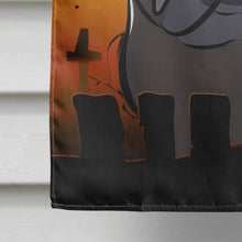 Load image into Gallery viewer, Halloween Black Pug Flag Canvas House Size BB1821CHF