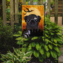Load image into Gallery viewer, Halloween Black Pug Garden Flag – Decorative Outdoor Yard Flag BB1821GF