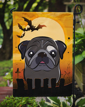 Load image into Gallery viewer, Halloween Black Pug Garden Flag – Decorative Outdoor Yard Flag BB1821GF
