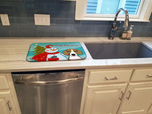 Load image into Gallery viewer, Snowman with Beagle Dish Drying Mat – Absorbent, Artistic Kitchen Essentials BB1859DDM