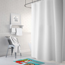 Load image into Gallery viewer, Snowman with Chocolate Brown Shih Tzu Machine Washable Memory Foam Mat BB1869RUG
