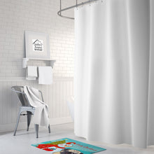 Load image into Gallery viewer, Snowman with Fawn Pug Machine Washable Memory Foam Mat BB1882RUG