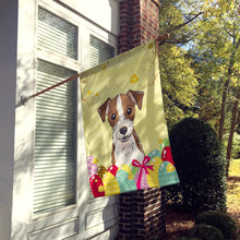 Load image into Gallery viewer, Jack Russell Terrier Easter Egg Hunt Flag Canvas House Size BB1884CHF