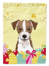 Load image into Gallery viewer, Jack Russell Terrier Easter Egg Hunt Garden Flag - Outdoor Decorative Yard Flag BB1884GF
