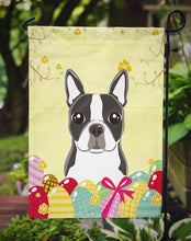 Load image into Gallery viewer, Boston Terrier Easter Egg Hunt Garden Flag - Outdoor Decorative Yard Flag BB1885GF