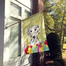 Load image into Gallery viewer, Dalmatian Easter Egg Hunt Flag Canvas House Size BB1892CHF