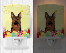 Load image into Gallery viewer, German Shepherd Easter Egg Hunt Ceramic Night Light BB1893CNL