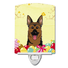 Load image into Gallery viewer, German Shepherd Easter Egg Hunt Ceramic Night Light BB1893CNL