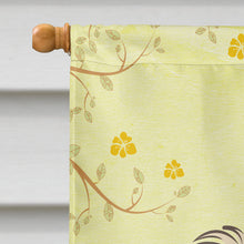 Load image into Gallery viewer, Longhair Creme Dachshund Easter Egg Hunt Flag Canvas House Size BB1894CHF
