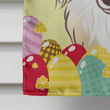 Load image into Gallery viewer, Longhair Creme Dachshund Easter Egg Hunt Flag Canvas House Size BB1894CHF