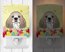 Load image into Gallery viewer, Cocker Spaniel Easter Egg Hunt Ceramic Night Light BB1898CNL