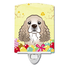 Load image into Gallery viewer, Cocker Spaniel Easter Egg Hunt Ceramic Night Light BB1898CNL
